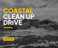 Coastal Clean Up Facebook Post