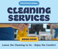 Cleaning Services Facebook Post