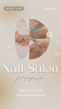 Elegant Nail Salon Services Instagram Reel Image Preview