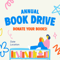 Donate A Book Instagram Post