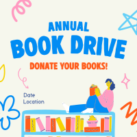 Donate A Book Instagram Post Image Preview