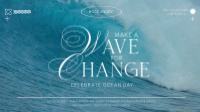 Wave Change Ocean Day Animation