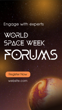 Space Week Forums Instagram Story