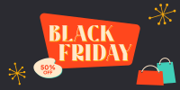 Retro Black Friday  Twitter Post