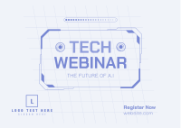 Tech Webinar Postcard