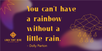 Little Rain Quote Twitter Post