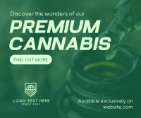 Premium Cannabis Facebook Post