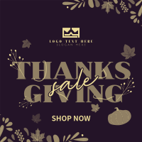 Thanksgiving Autumn Sale Linkedin Post