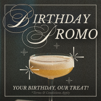 Rustic Birthday Promo Instagram Post