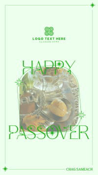 Passover Seder Plate Facebook Story