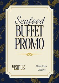 Luxury Seafood Poster