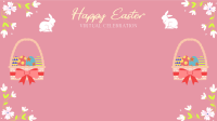 Easter Bunny Zoom Background Image Preview