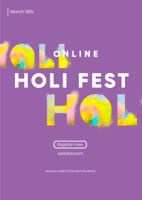 Holi Fest Poster