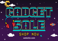 Retro Gadget Sale Postcard