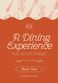 Elegant Fine Dining Poster