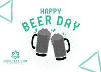 Beer Toast Postcard