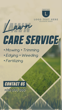 Lawn Care Maintenance Facebook Story