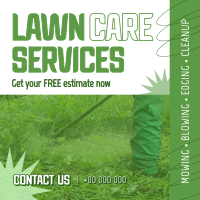 Professional Lawn Services Instagram Post