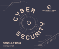 Cyber Security Facebook Post Design