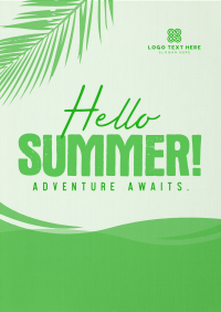 Organic Summer Greeting Flyer