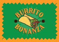 Burrito Bonanza Postcard