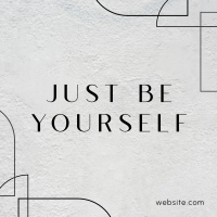 Be Yourself Instagram Post