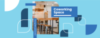 Coworking Curve and Point Facebook Cover Image Preview