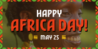 Africa Day Commemoration  Twitter Post