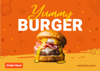 Burger Day Postcard example 3