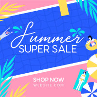 Summer Super Sale Instagram Post
