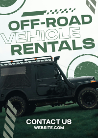 Off-road Vehicle Rentals Flyer Design