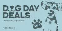 Dog Supplies Sale Twitter Post