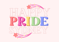 World Sydney Pride Postcard example 2