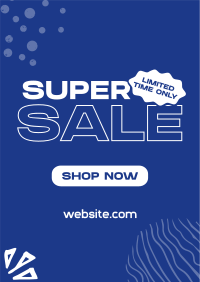 Modern Super Sale Flyer Design