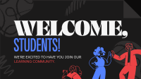 Welcome Students School Animation