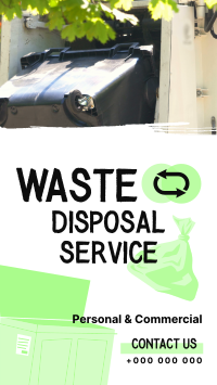 Waste Disposal Management Instagram Story