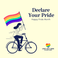 Declare Your Pride Instagram Post Design