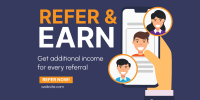 Refer and Earn Twitter Post