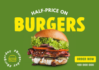 Best Deal Burgers Postcard