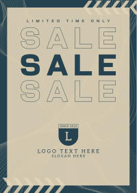 Tech Gradient Sale Poster