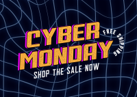 Vaporwave Cyber Monday Postcard