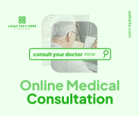 Online Doctor Consultation Facebook Post