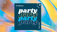 Time To Party Facebook Event Cover