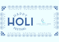 Holi Fest Postcard