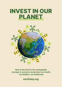 Invest In Our Planet Flyer Design