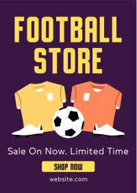 Football Merchandise Flyer