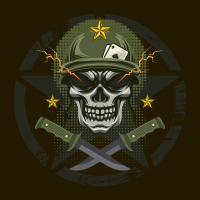 Military Skull Face SoundCloud Profile Picture