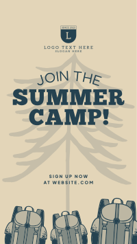 Summer Camp Facebook Story