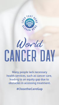 Cancer Day Ribbon Pin Instagram Reel Image Preview