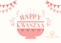 Kwanzaa Banners Postcard